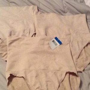 3 pr maidenform high cut leg shapers